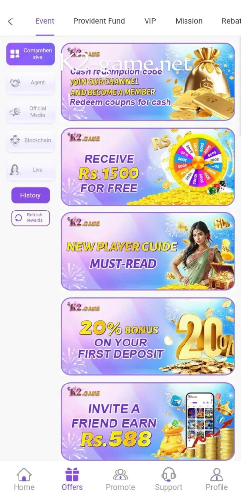K2 casino game